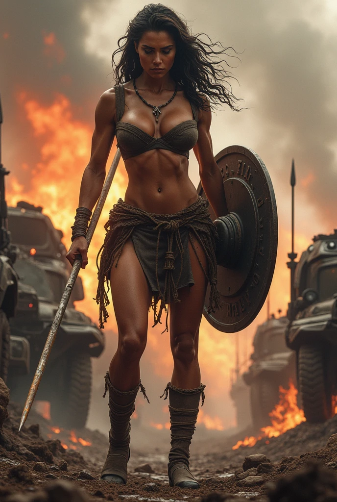arafed woman riding a horse with a sword in her hand, muscular warrior women, muscular ultraviolent woman, muscular girl, muscular! fantasy, muscled, feminine and muscular, muscular!! sci-fi, muscle, muscular!!, massive muscles, muscular!, bursting with muscles, muscular!!!, big muscles, extreme muscles, muscular, large muscles, muscles