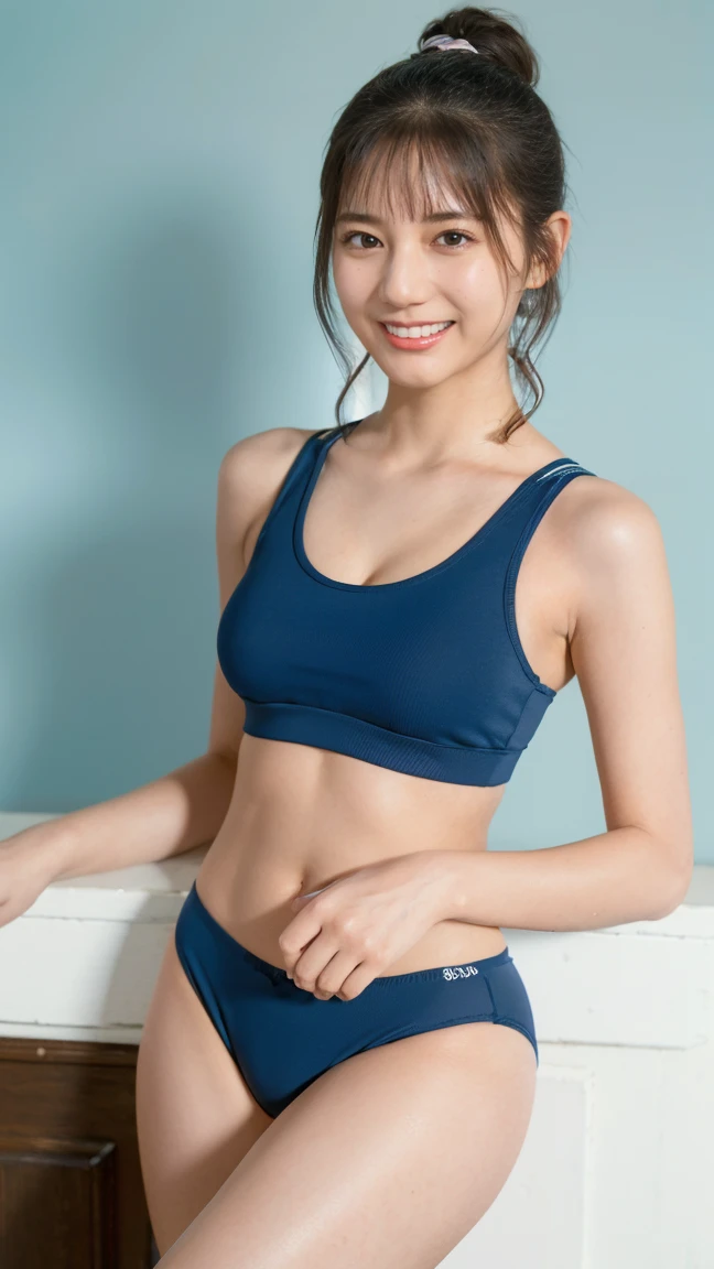 (((profesional: paso a paso, taking into account even the smallest detail, Resultado final Nivel Dios))): "anime mushoku tensei: Roxy, (Solo 1girl), Ropa sexy: falda slik de vaquero con top corto azul, tetas medianas, ((Cara de detalle intrincado)) Roxy with hydraulic power, cuerpo completo, camera: Disparo de vaquero, (todos los detalles intrincados), ((Vista Hip))",Sara, NSFW