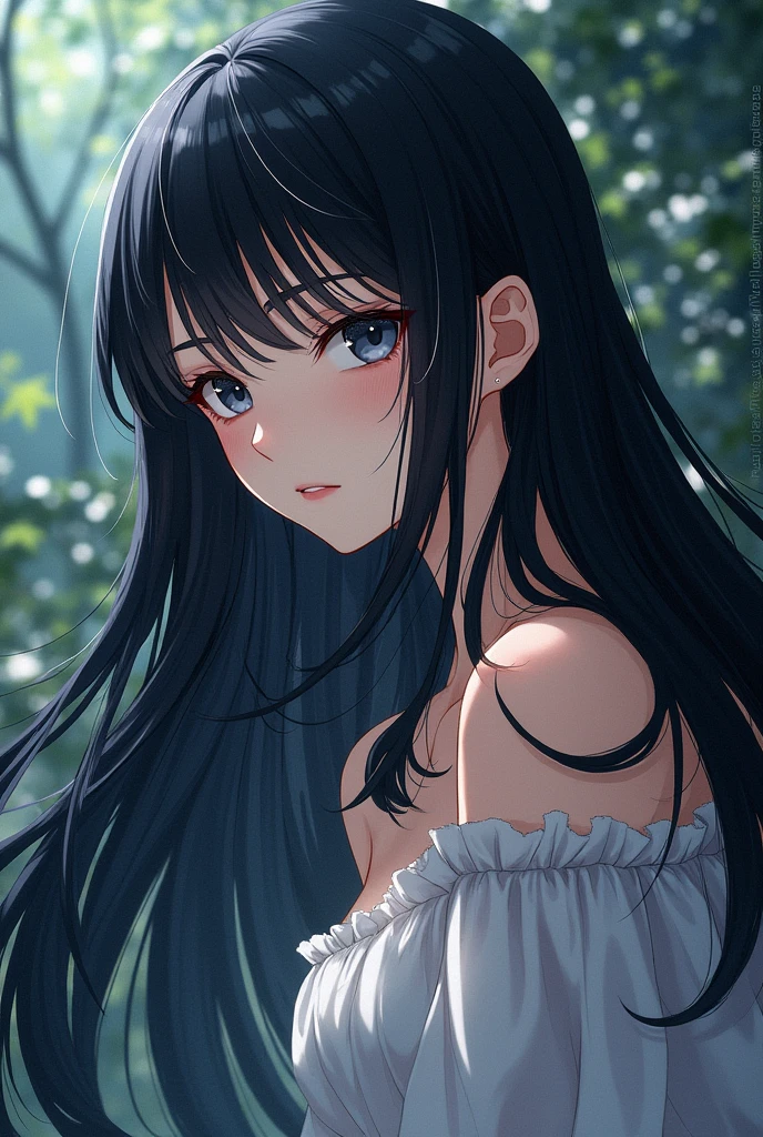 Black hair anime female character - SeaArt AI