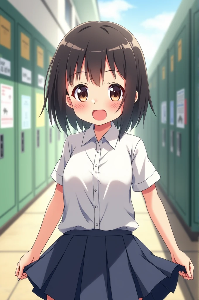 masterpiece, best quality, solo, 1girl,watercolor,
kazuki, , , 1girl,flat chests, nfsw, spread legs, smile, classroom, selfie, pov