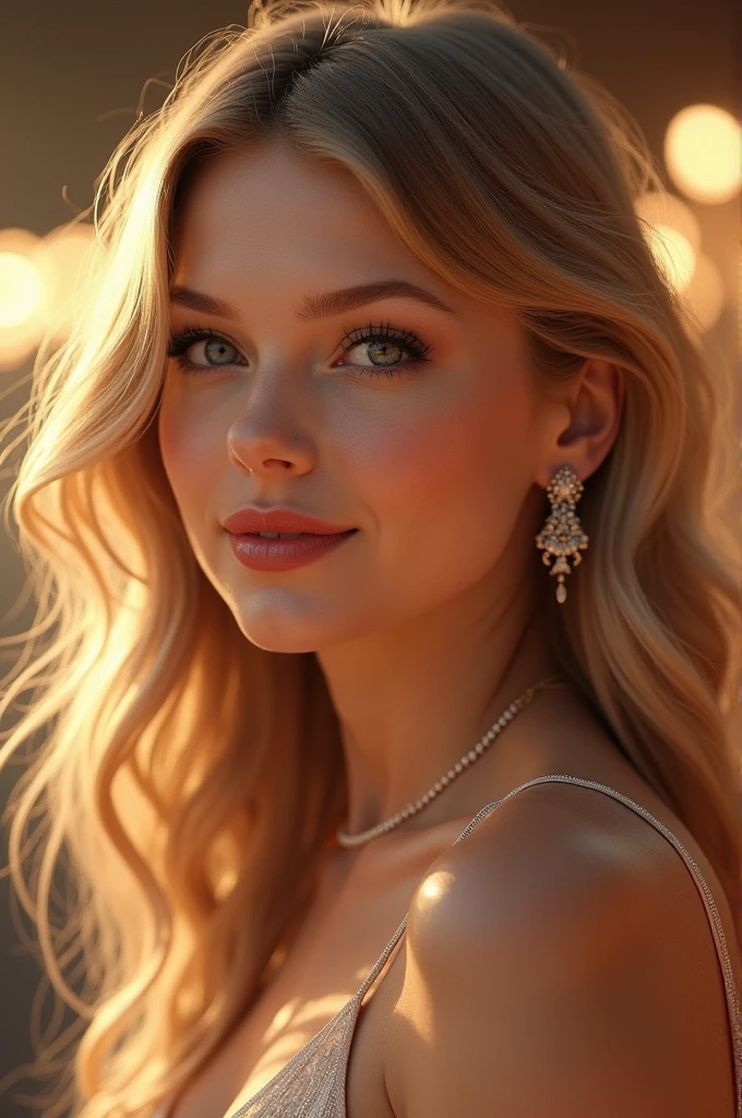 a sensual woman, alluring woman, sheer revealing outfit, provocative pose, prominent curves, detailed facial features, beautiful detailed eyes, beautiful detailed lips, extremely detailed face and eyes, long eyelashes, photorealistic, high quality, masterpiece, hyper detailed, 8k, cinematic lighting, dramatic lighting, chiaroscuro, dramatic shadows, dramatic highlights, warm color palette, glowing skin, flowing hair, cinematic composition, portrait