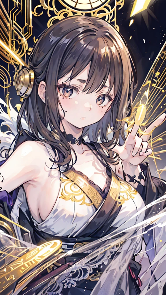 yor briar, anime style beutiful woman, 1girl, happy, sexy pause,(with sparkling eyes and a contagious smile:0.9),red face, closed mouth, beautiful detailed eyes, super detailed skin, backlighting, bare shoulders, black background, black dress, black gloves, black hair, breasts, dress, earrings, fingerless gloves, floating hair, floral print, flower, gloves, gold earrings, gold hairband, hair flower, hair ornament, hairband, holding, holding weapon, jewelry, large breasts, long hair, looking at viewer, off-shoulder dress, off shoulder,red eyes, short hair with long locks, sidelocks, solo, spikes, thighs, two-sided dress, two-sided fabric, weapon, fighting stance , face, close up, from above, highest quality, looking at viewer,high resolution.