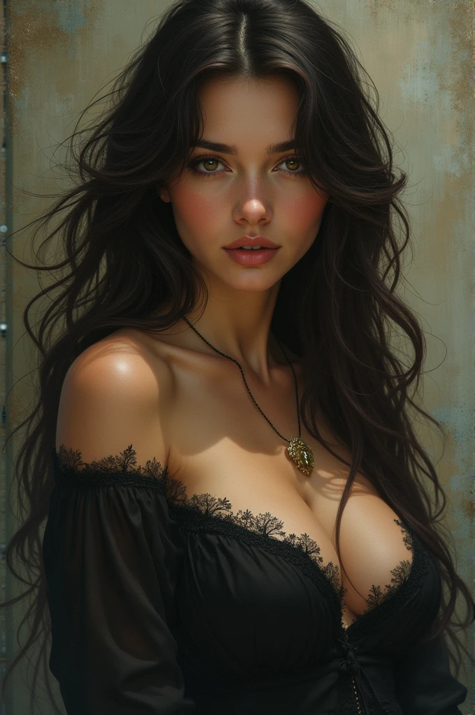 (La Best Quality,A high resolution,Ultra - detailed,actual),Selena Gomez ,(style-swirlmagic:1.4 ),(upper body:1.4) ,, best quality,masterpiece,highres,absurdres,highly detailed, ,(Ruined dungeon ruins background:1.4 ), More detailed 8K.unreal engine:1.4,UHD,La Best Quality:1.4, photorealistic:1.4, skin texture:1.4, Masterpiece:1.8,first work, Best Quality,object object], (detailed face features:1.3),(The correct proportions),(Beautiful blue eyes),  (cowboy pose), (Selena Gomez :1.4) 