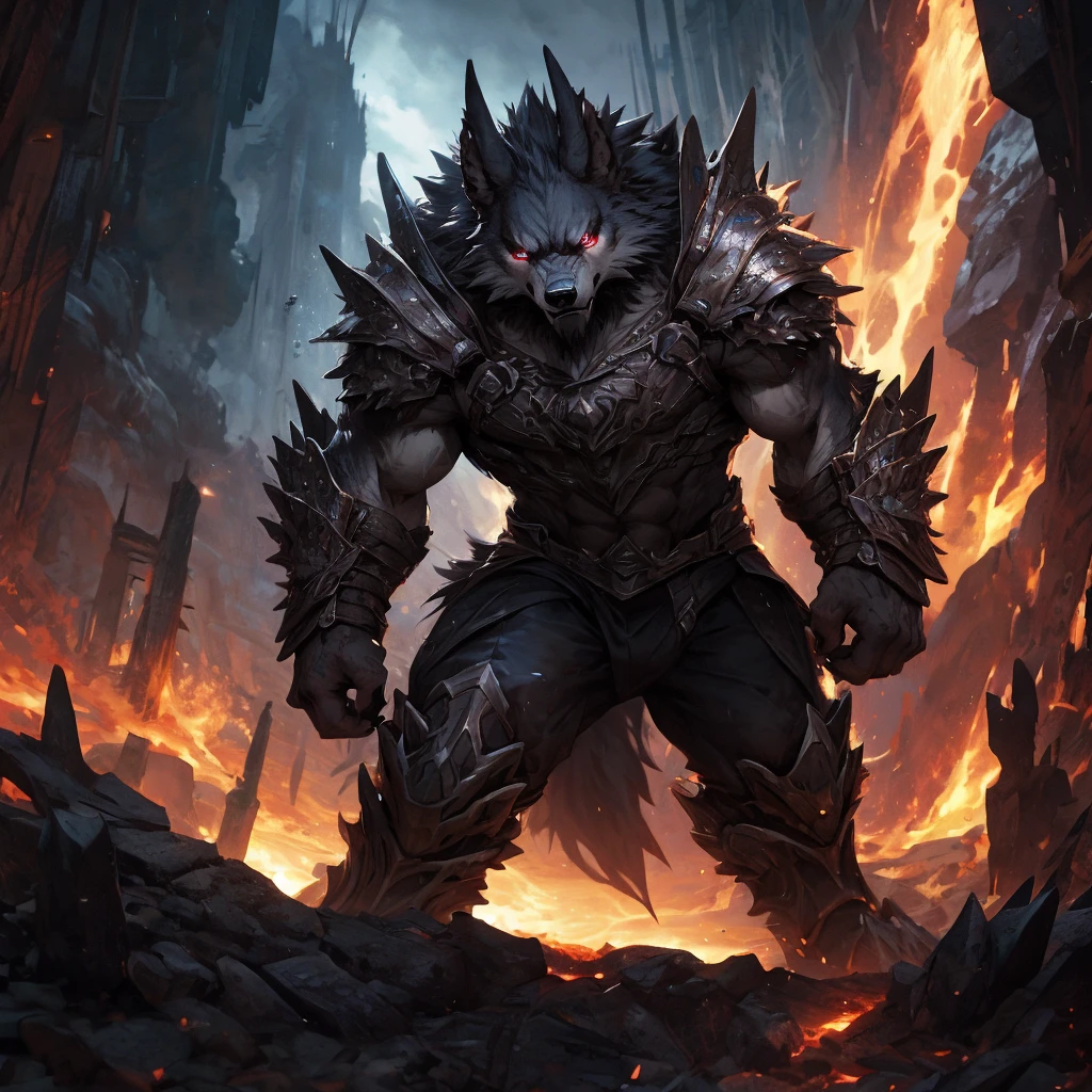A muscular gay werewolf, detailed face, intense expression, saliva dripping, thick sticky white cum spraying all over the hairy ass of a powerful gay werebear, their bodies intertwined, dirty gritty details, moody cinematic lighting, dramatic shadows, hyper detailed, high resolution, unreal engine, volumetric fog, dramatic chiaroscuro, gritty, realistic, photorealistic