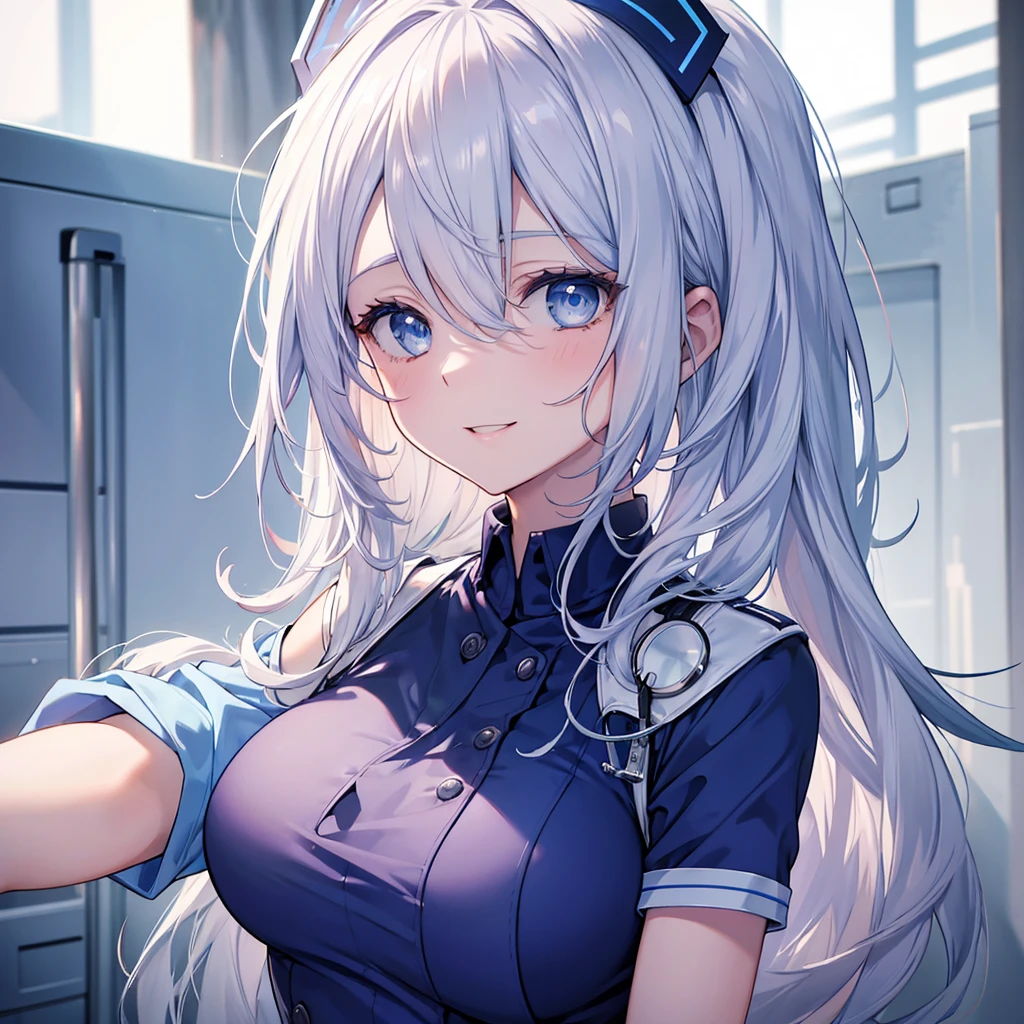 ((solo girl)),((Perfect body,))((Super beautiful,))((High quality,)), (sweaty,) (wet all over,)hairband,hair ribbon,hair intakes, white hair, blue eyes, white blazer, classroom at sunset, after school, backlit,((Pleated skirts that are too short and expose underwear)),shiny glossy,Thigh-high socks,Closed mouth,gigantic breast,pov, Looking at Viewer,,((face focus,face CloseUP)),kissing,incoming kiss,incoming hug,(half open eyes,)(clear face,)kissing face,kissing mouth and lips,Pressing lips,saliva trail,open arms,