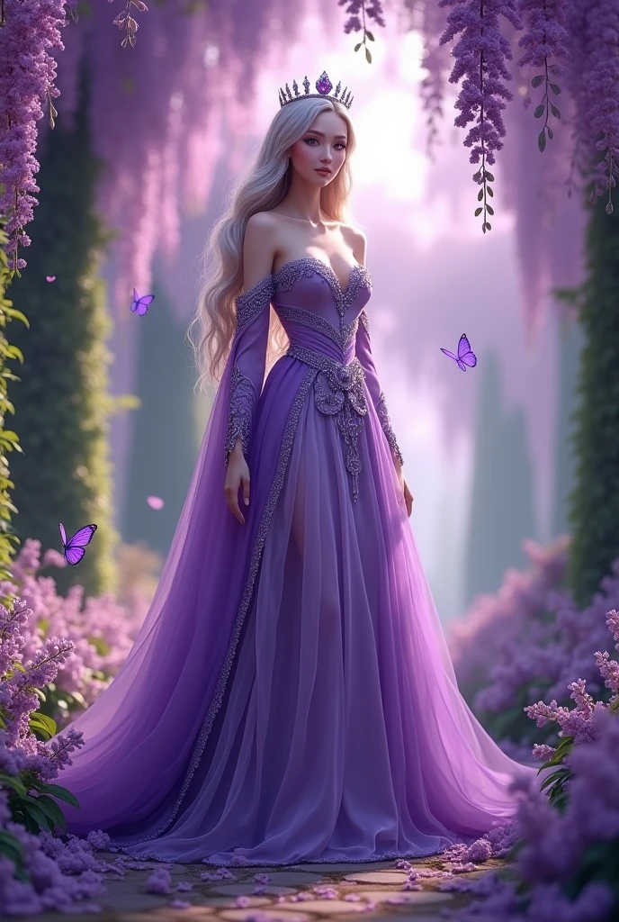 the most beautiful god in a purple dress