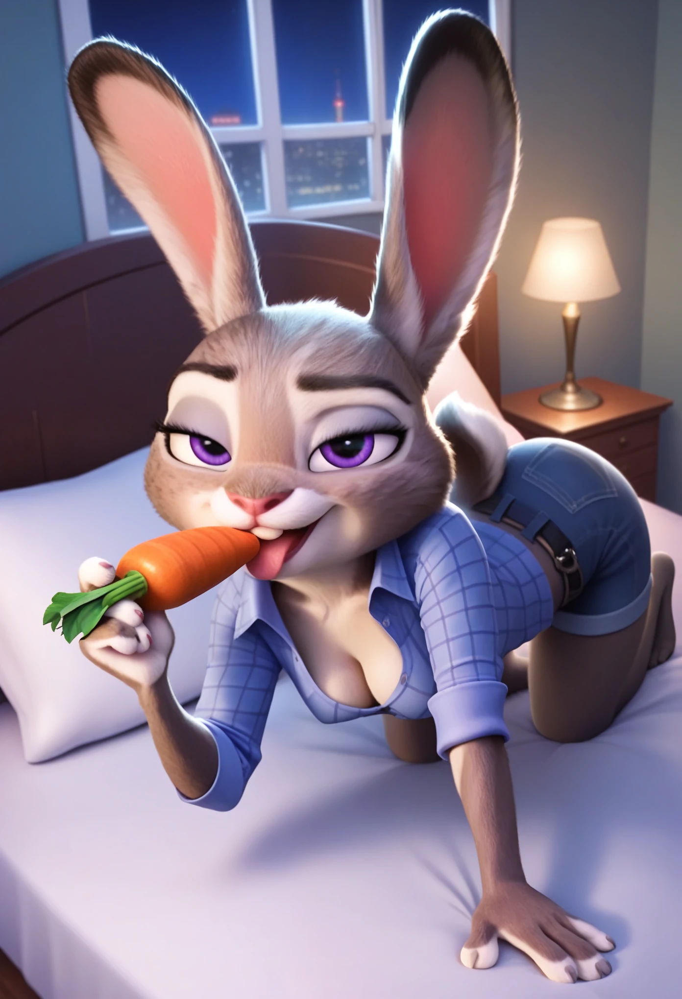 check_9, check_8_up, check_7_up, check_6_up, source_fluffy, Judy Hopps is confused, Dark, night, backlight, One, pink shirt, jeans, hands at sides, Foreground, portrait, fabulous, ultra clarity, 4K, excellent quality, high detail, close-up, bare chest, , cum on face, sex oral dick oral, The human penis,  Zoophilia, cute sucks dick,  sucks gently, caresses with tongue, sperm dripping from mouth, balls dick, balls shaved, big dick, juicy dick, touches eggs with hands, plays with eggs, tits naked, Nipples, front view,