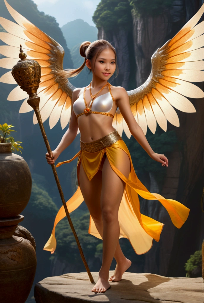 Uma mulher Moreno, de cabelo afro cabelo caindo para frente, Rasta type but braided, holding a spear in, Shape Dana spearhead informs of a , e um escudo em forma de ,, com belos seios corpo perfeito com , a wide thigh is beautiful a woman, com seios lindos corpo perfeito, uma coxa larga, is beautiful a destination with ,vario expression sexual pose, erotic cosmic fallen angel, olhos claros brilhantes, Biomechanicals, estranho, assustador, pesadelo, cores muito brilhantes, light particles, com luz brilhante, Mshiff, Arte do papel de parede, UHD Summoner Wallpaper Barefoot Female Levitating with Hair , robes and arms of cloak raised on a broken earth, luz de lava brilhante de baixo do campo de asteroides (rochas irregulares, pedregulhos e detritos disparando para o ar:1.3) (tempestade de detritos de poeira ventosa:1.1) Volumetric mist mist ray tracing z pass bright light from below, (obra-prima) (melhor qualidade) (detalhado) (8k) (cinematic lighthing) (foco nítido) (intrincado)