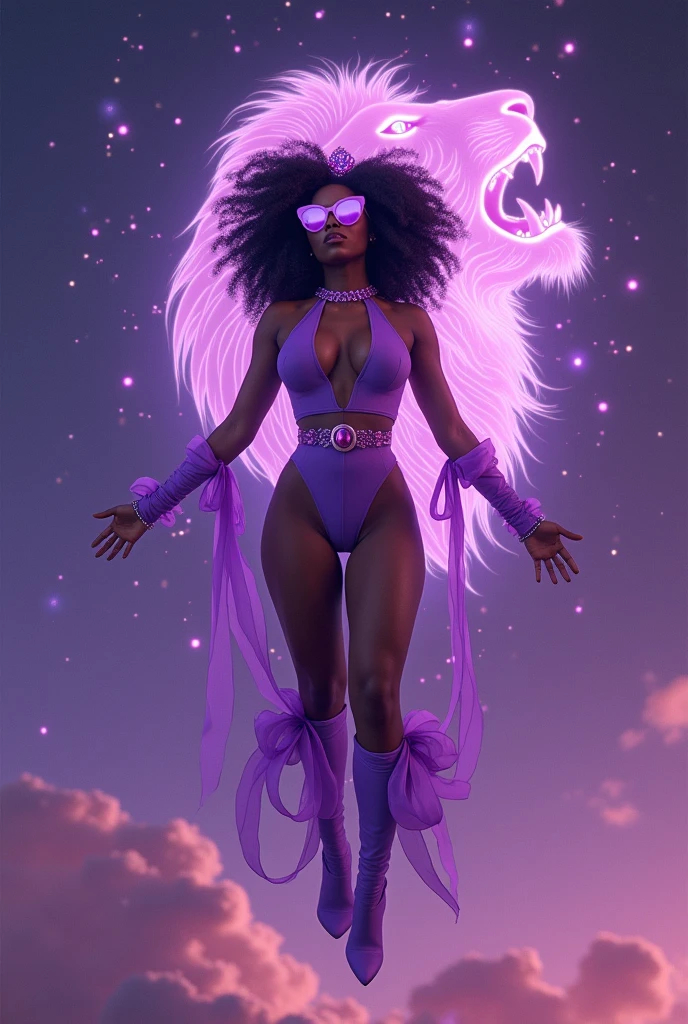 A young 15- yr old native Australian girl with lovely charming face,(Brown skin texture masterpiece), (smiling with exposed teeths showing)(perfect full body detailed anatomy), (Super accessories detailed), (meditating ), (perfect detailed bright sparkling eyes),( short  braided illuminating pink  crystalized hair)，((expose big hard erect nipples))(( exposed panty ))((legs wide open showing pussy line))(( Wearing transparent illuminating costume of an witch))，holding a treasure scissors (( illuminating different lights covering the sorrounding atmosphere)) Has beautiful large gemstone cape, The character solemnly praying, 7 different perspective view of that same girl & face profile sheet character style 