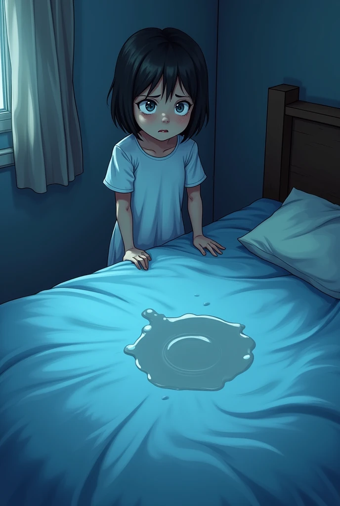 1 girl, restrained within a sticky rubbery slimy silk cocoon, pinned to the cave wall, suspended, dark cave filled with eggs, slime, tentacles and spider webs