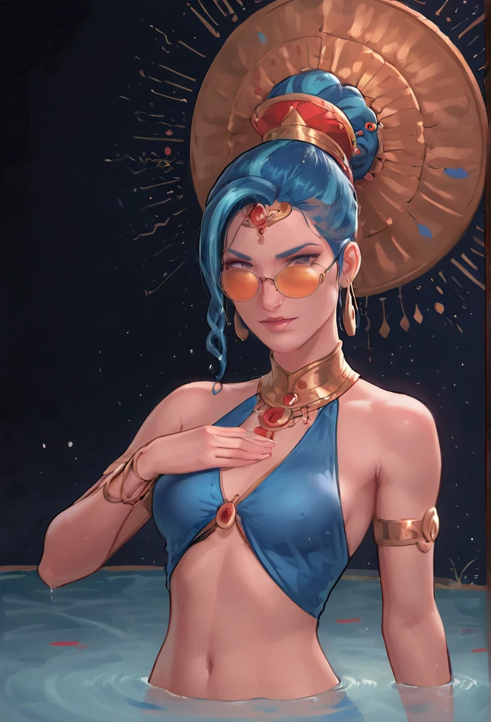 Lagoon Dragon Kai'sa | League of Legends, big boobs, curvy, shy, nsfw, fully naked, looking at viewer