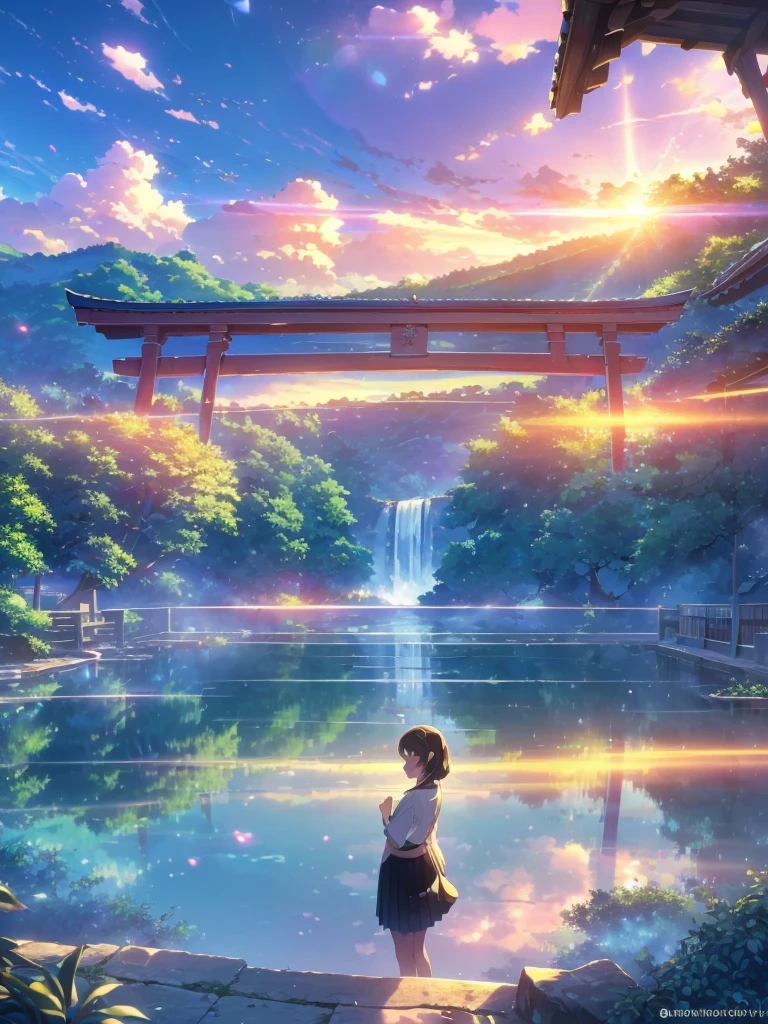 born, masterpiece, Ultra-fine photography,, 最high quality, Ultra-high resolution, ((Nature)), (((Great Falls))), (((Fantastic sky background))), (((Spectacular landscapes))), (((Magnificent sky background))), (((A magnificent torii gate:1))), ((Big waterfall)), ((fleshy body)), (((A beautiful woman bathing in water from a waterfall))), (((Drenched white blouse))), (((A soaked navy blue pleated skirt))), (((A thin red ribbon that is starting to unravel))), ((Bob Cut Hair)), ((A composition that makes you think about the future)),(((Photogenic beauty))), Realistic, ((Sparkling Splash)), (((Solemn atmosphere))), (Stunningly beautiful woman), ((Golden ratio of the face)), ((Beautiful light reflection)), ((Full body portrait)), ((Glamorous body)), (Perfect anatomy), (Perfect anatomical toes), ((Glamorous body)), ((Lewd pose)), Amazingly beautiful, Dynamic pose, Delicate face, bornきbornきとした目,Highly detailed background, Detailed face, Detailed busy background, nice, High definition skin, Realistic skin details,8k,Digital single-lens reflex camera, high quality,Photorealism,View from below, (最high quality, 8k, masterpiece: 1.3),Ultra-high resolution,Shot with Canon EOS R 6, Perfect anatomy, Perfect anatomical fingertips, Dark brown hair: 1.1, Ultra detailed face, Detailed lips, Fine grain, double eyelid, charm,masterpiece, 最high quality, Looking into the distance, Beautiful Face, Freeze, Stunned, Dynamic pose, Highly detailed background, Detailed face, Detailed busy background, nice, High definition skin, Realistic skin details,8k,Digital single-lens reflex camera, high quality,Photorealism,View from below,NSFW,(最high quality, 8k, masterpiece: 1.3),Ultra-high resolution,Shot with Canon EOS R 6, Dark brown hair: 1.1, Ultra detailed face, Detailed lips, Almond-shaped eyes, double eyelid,A beautiful Japanese wife, charm的,