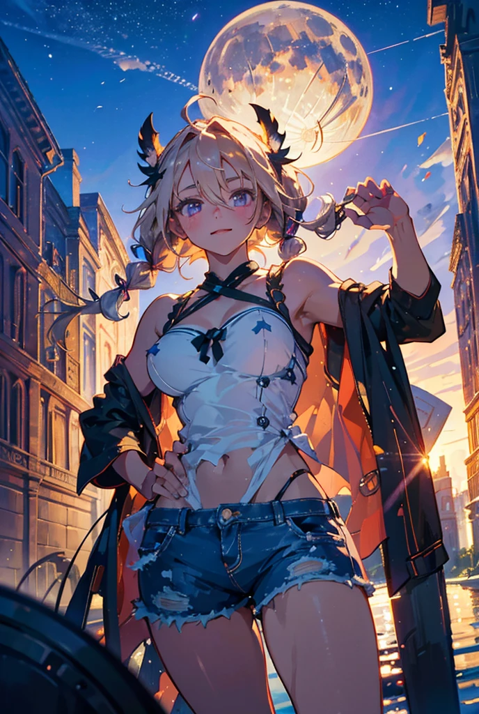 ((masterpiece)), ((Best quality)), (high resolution), (illustration), (an extremely delicate and beautiful), (ultra detailed beautiful face and eyes), nsfw,   1girl, leaning forward,  YukineChris, long hair, purple eyes, twintails, low twintails, ahoge, large breasts,volumetric lightning, moon night,knight_armor
detailed skin texture, detailed, volumetric shadow, anime screencap,Highest quality, Sorceress, ancient lonian nobility, ((tan skin:1.2)), (brown skin color),Long hair, twin braids, hair ornament, wine colored hair, smile, Below average size breasts, bare shoulders, Leg spread、Groin、Yukine Chris、Wet condition
nude、Wet_shirt,Wet _underwear、tear_underwear
8K, masterpiece, Best_quality, high_resolution, ultra_details, detailed, 1girl, 独奏, looking_at_viewer, upper_body, braid, bangs, white_hair, hair_ribbon, hair_between_eyes, blue shorts、style(open_reg,hip_up)

sidelocks,depth_of_field,french_braid, sharp focus, perfect hands, perfect face, perfect eyes, perfect light, dynamic light, natural light, Masterpiece, Best quality, Cang、green、moon、