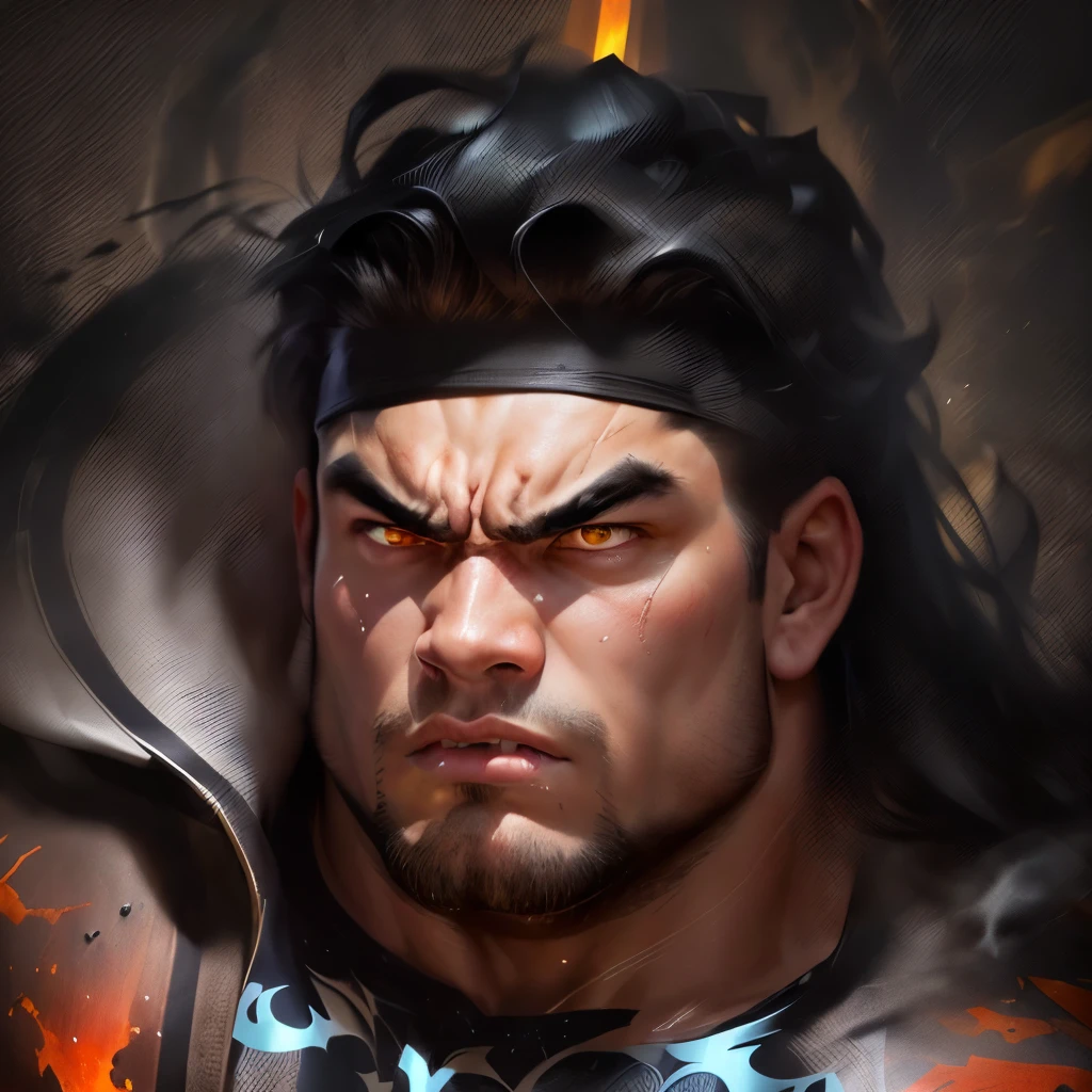 DRAVEN league of legends, riot games BACKGROUND SPLASH ART, (pixar style) (masterpiece:1.2) (bokeh) (best quality) (detailed skin) (detailed texture) (8k) (claymation) (cinematic lighting) (sharp focus