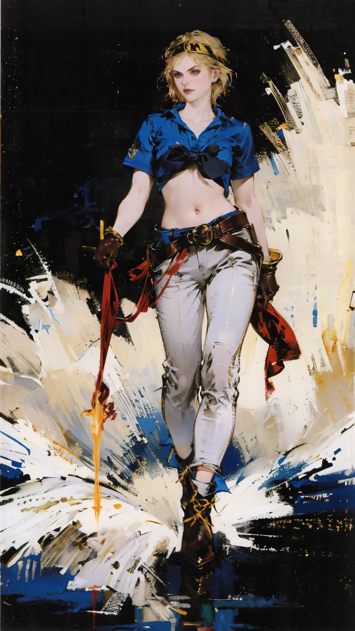 Nude,Nausicaa C,One girl, rifle
