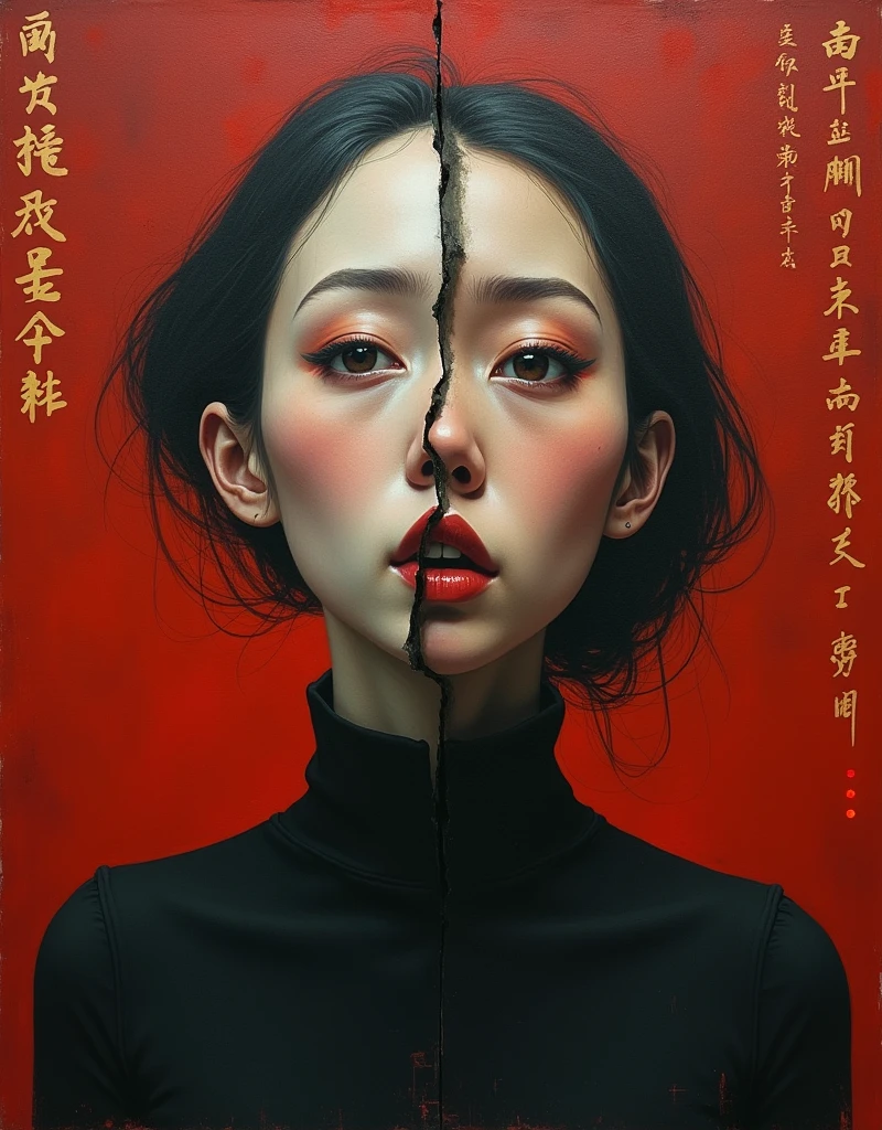 (photorealism:1.2), Korean ager dying, death by strangled, her neck executed on the gallows with deep pain expresion at her face, her neck hanged dan strangled by rope , naked, full body picture