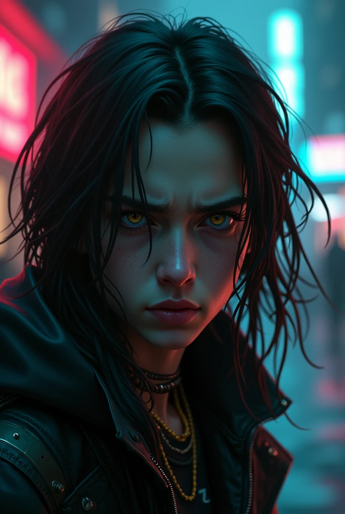 ((((bajo contraste)))) ,Obra maestra Rifstyle, (La mejor calidad), (Ultra detallado), (ultrarrealista:1.2), Paisaje, sci fi, transistorpunk, cyberpunk, Biopunk, ((Bosque del futuro)), neon, professional abstract portrait featuring a beautiful woman with unconventional framing and composition, avant-garde and raw, graffiti and street art, ((( abstract, splatter, large brush strokes, palette knife painting, heavy oil impasto))) art by Carne Griffiths and Wadim Kashin, detailed symmetrical circular iris, approaching perfection, dynamic, moonlight, highly detailed, digital painting, concept art, soft, sharp focus, illustration, trending on artstation, studio shot, intricate details, Highly Detailed, by Greg Rutkowski, Digital Art, Perfect Composition, Beautiful Detail, Highly Detailed Octane, 8k Fine Art Photography, Photorealistic Concept Art, Natural Soft Volumetric Cinematic Perfect Light, TanvirTamim, Chiaroscuro, Award Winning Photography, Masterpiece, Oil On Canvas , rafael, caravaggio, beeple, beksinski, giger --auto