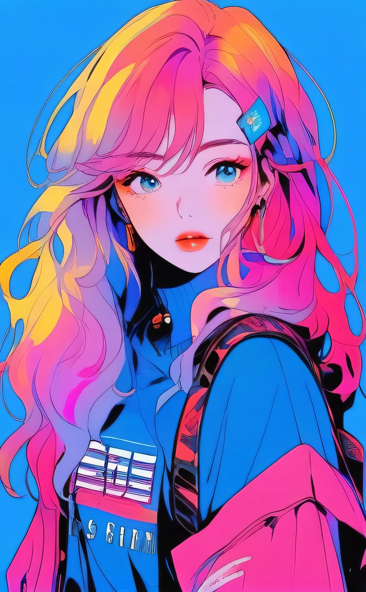 (best quality, masterpiece, ultra highres, ultra-detailed),japanese High school girls turning around to show their panties,cute,tween,school uniform,Pop Art,Contemporary Art,Drawing by Andy Warhol,