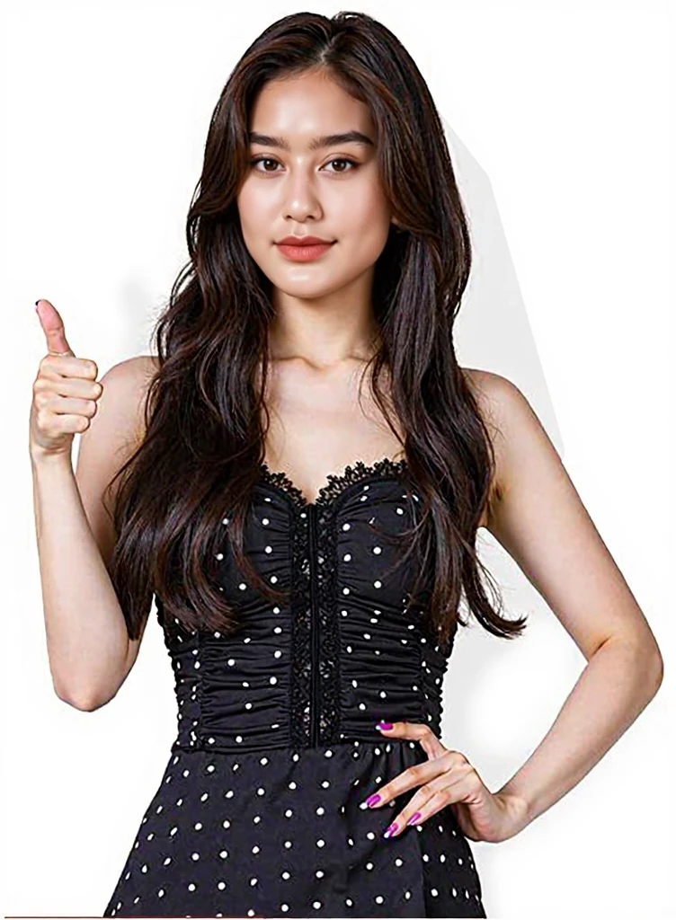 a close-up of a woman with long hair and a black shirt, lovely smile, lalisa manobal, nodded, beautiful and smiling, profile picture, Nivanh Chanthara, jossi de blackpink, 3 0 year old woman, 30 year old woman, profile picture, with a beautiful smile, portait photo profile pictureture