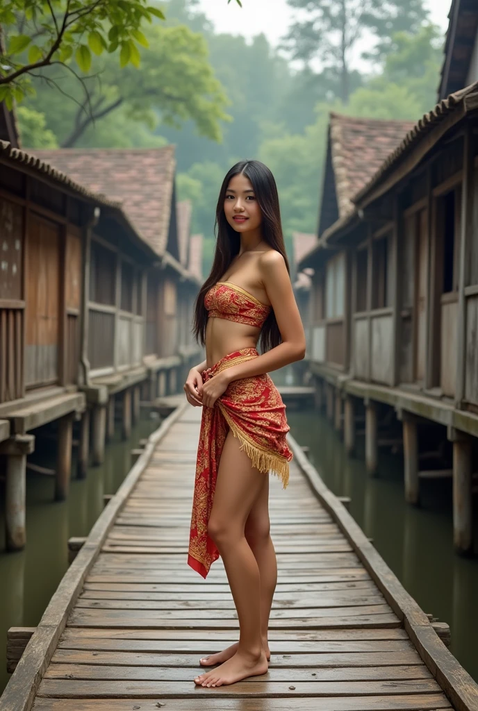 China naked in a temple