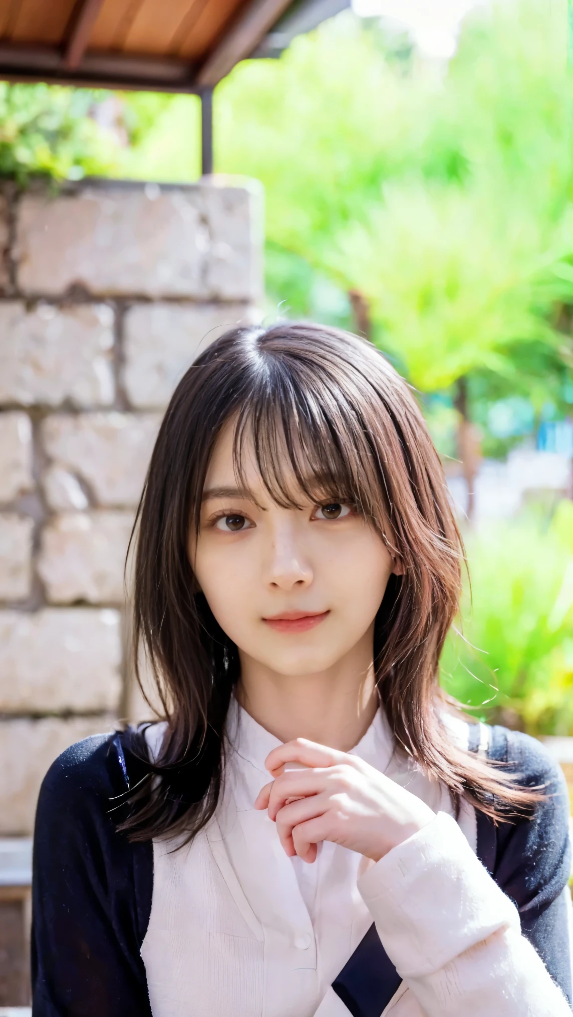 Cute Japanese Women Photos, smile:1.78, 20-year-old, Oil, One Length Hair＆Straight Hair Balm:1.55, (photo Realistic:1.4), (hyper Realistic:1.4), (Realistic:1.3), (Smoother lighting:1.05), (Improving the quality of cinema lighting:0.9), 32K, 1 person,20-year-oldの, Realistic lighting, Backlight, The light shines on your face, Ray Tracing, (Bright light:1.2), (Improvement of quality:1.4), (Highest quality Realistic textured skin:1.4), fine grain, Detailed face,(smile:0), (Emphasis on face close-up:1.3), (Enhances the beauty of skin texture:1.1),((Extremely precise and accurate anatomy:1.0)), (Enhances the beauty of skin texture:1.1), Clean and glowing skin, mesh, thin:1.2, (Realistic:1.3), Realisticなライティング, (Smoother lighting:1.05), 32K, One Japanese woman, fine grain, Detailed face, (Film Grain:1.1),(Accentuates body lines:1.1), High resolution, Natural look, Kind eyes, Improves hair quality, Delicate light and shadow, Transparent muscles, Graceful pose, Beautiful Eyes, Sharp details, Soft light reflection, Beautiful contours, Delicate skin tone, Fine hair texture,Cute Japanese Women Photos,