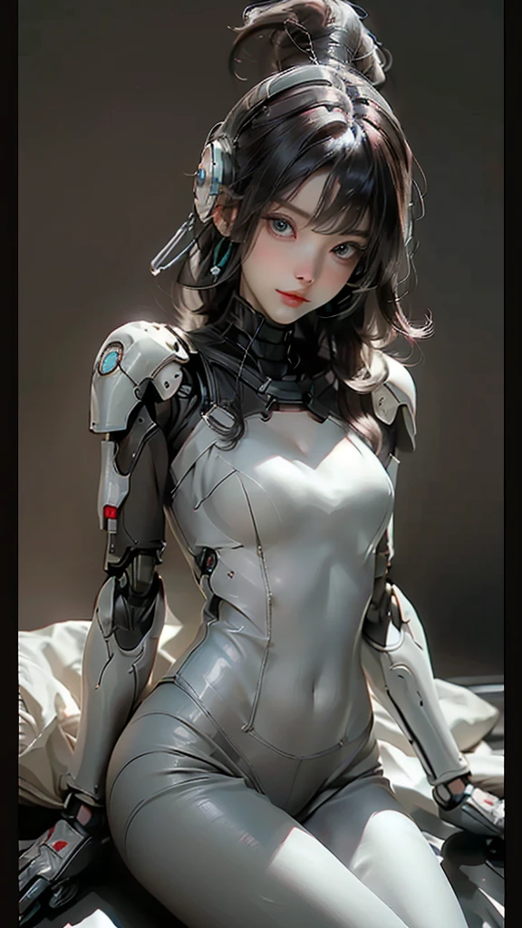 (Best Quality), ((Masterpiece), (Detail: 1.4), 3D, A Beautiful Cyberpunk Woman, HDR (High Dynamic Range), Ray Tracing, NVIDIA RTX, Super-Resolution, Unreal 5, Subsurface Scattering, PBR Textures, Post-Processing, Anisotropic Filtering, Depth of Field, Maximum Sharpness and Clarity, Multi-layer Textures, Albedo and Highlight Maps, Surface Shading, Accurate simulation of light-material interactions, perfect proportions, Octane Render, two-color light, large aperture, low ISO, white balance, rule of thirds, 8K RAW, stockings, large breasts
