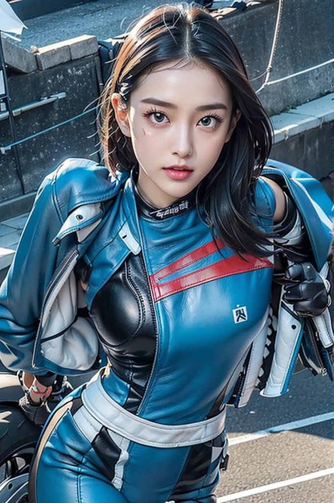 (masterpiece, highest quality:1.2), (8K Ultra HD, 16k, 32k, Ultra-high resolution), (Realistic:1.37), (RAW Photos), Ultimately realistic, Ultimately realistic details, Ultimately realistic texture, Ultimate in exquisite detail, Ultimately realistic lighting, Ultimately realistic shadow, Japanese Girls, Extremely cute face, Ultimate RAW Skin, Ultimately realistic eyes, (mechanical:1.4), (armor), whole body, Wide Shot