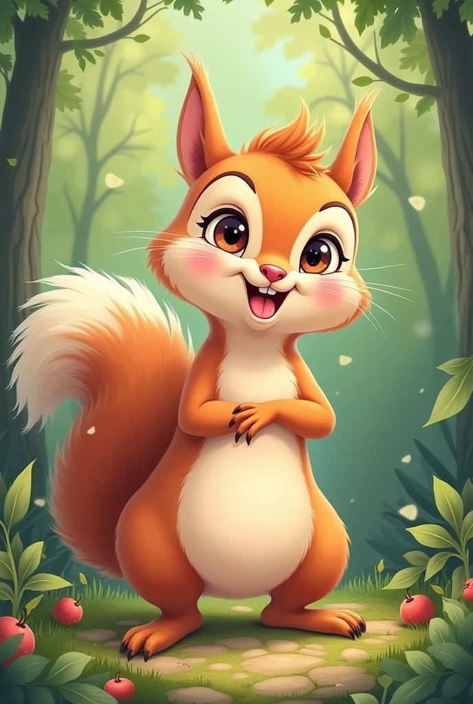 Sendy the squirrel  with a virgina