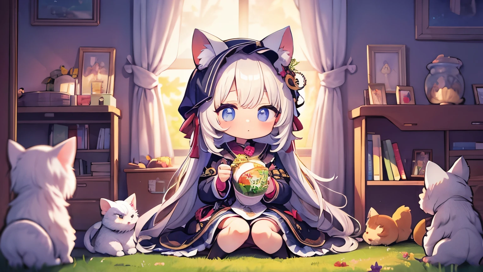 Top Quality,1girl,(Cute:1.3),(Cute),(High Resolution:1.2),High Resolution,1girl,((Petite:1.5),((Petite:1.5),(Petite:1.5),(Whole Body Chibi:1.5),(Camelto:1.5),(Camelto:1.5),(Camelto:1.5),( Diminutive: 1.5))),(((Tiny :1.5),(baggy cloak)),Very long hair:1.2,((Wet:1.3)),((Heart-shaped eyes:1.2),,(Peeking from below:1.2),See through cloak,Magic hour,(((PoV)))), barefoot,,squatting,happy,(sexy toy vibrator),heavy breathing