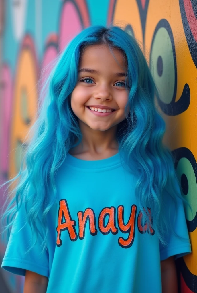 A sitting, hair down, smile
