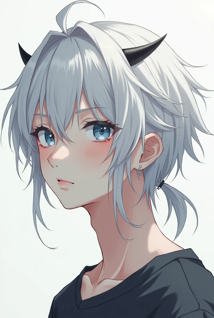 1girl, faces, shorth hair, Mojamoja hair, A dark-haired, fox ear, Black bra, 3 D background,
