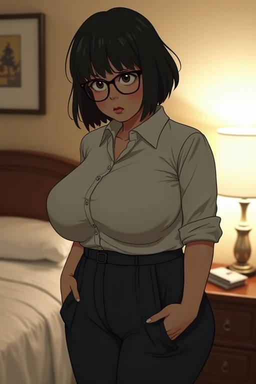 （（high quality,High definition,4K,8k,masterpiece,high resolution））,Dimly lit room at night,On the bed,Lying down,One Mature Woman,（Naked shirt,White Shirt,Long sleeve,（（Erected collar,Large collar,Open collar）,Big dick,Cock insertion）,Cleavage）,Put your hands behind your head,Spread your legs,Ahegao,blush,Drooling,Glasses,sexly, Sweaty,Pearl Earrings,Pearl Necklace,tears,Covered in semen,