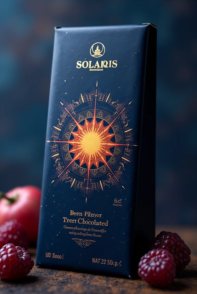 create the packaging for my Solaris chocolate create an attractive packaging
