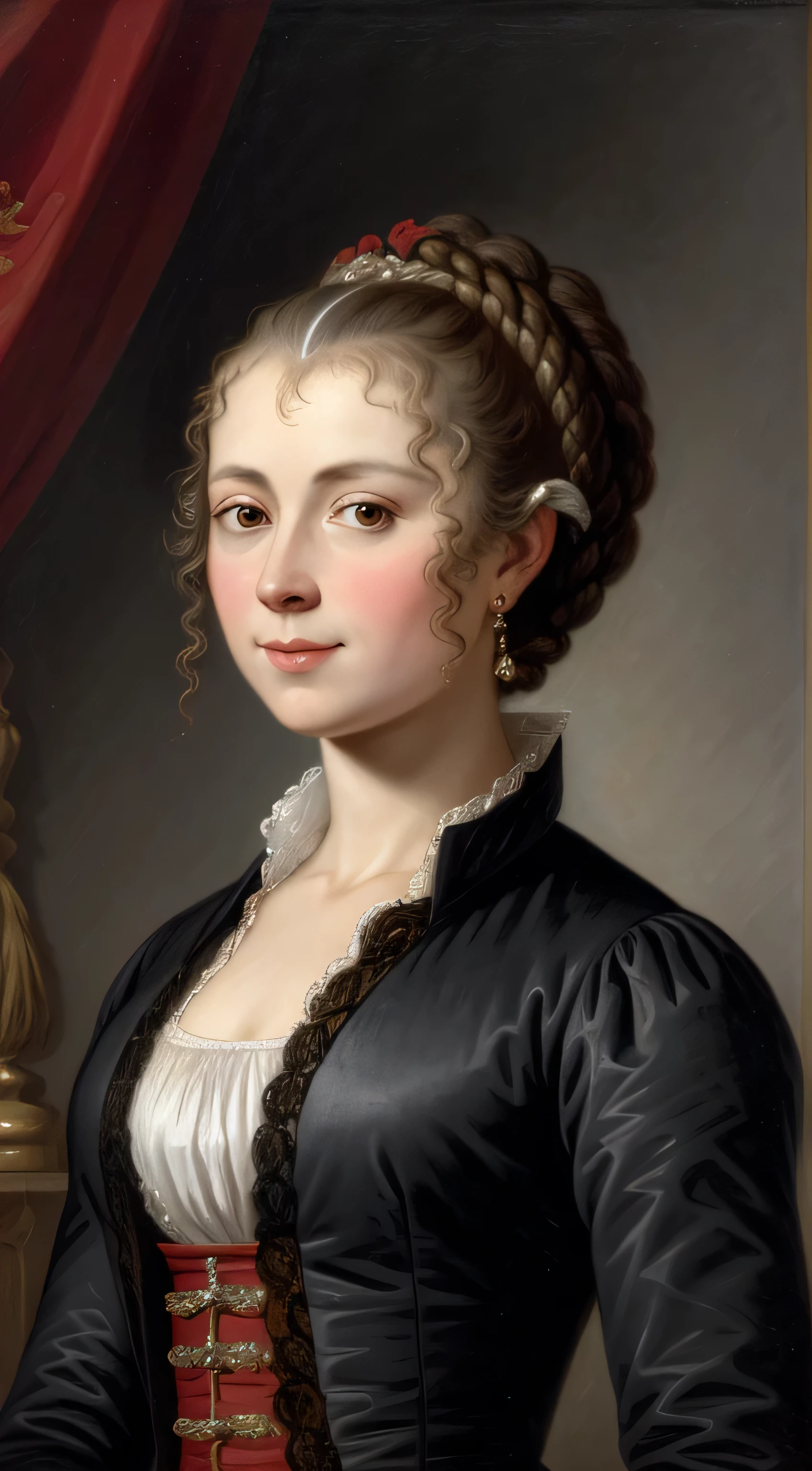 Aglaya Angelique Gabriella de Gramont (1787-1842), wife of General Alexander Davydov, masterpiece, portrait by Elisabeth Vigée-Lebrun, high resolution, very detailed, HD quality