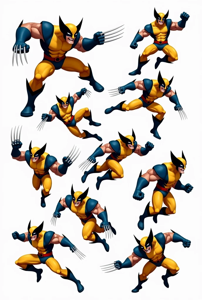sketches of a man in a mask and a man in a mask, comic concept art, various action poses, comic character design, villain pose, in fighter poses, full body action concept art, comic shading, character posing for concept art, various poses, inspired by Yue Minjun, character design for animation, expressive poses, character drawing, marvel comic book drawing, manga art,