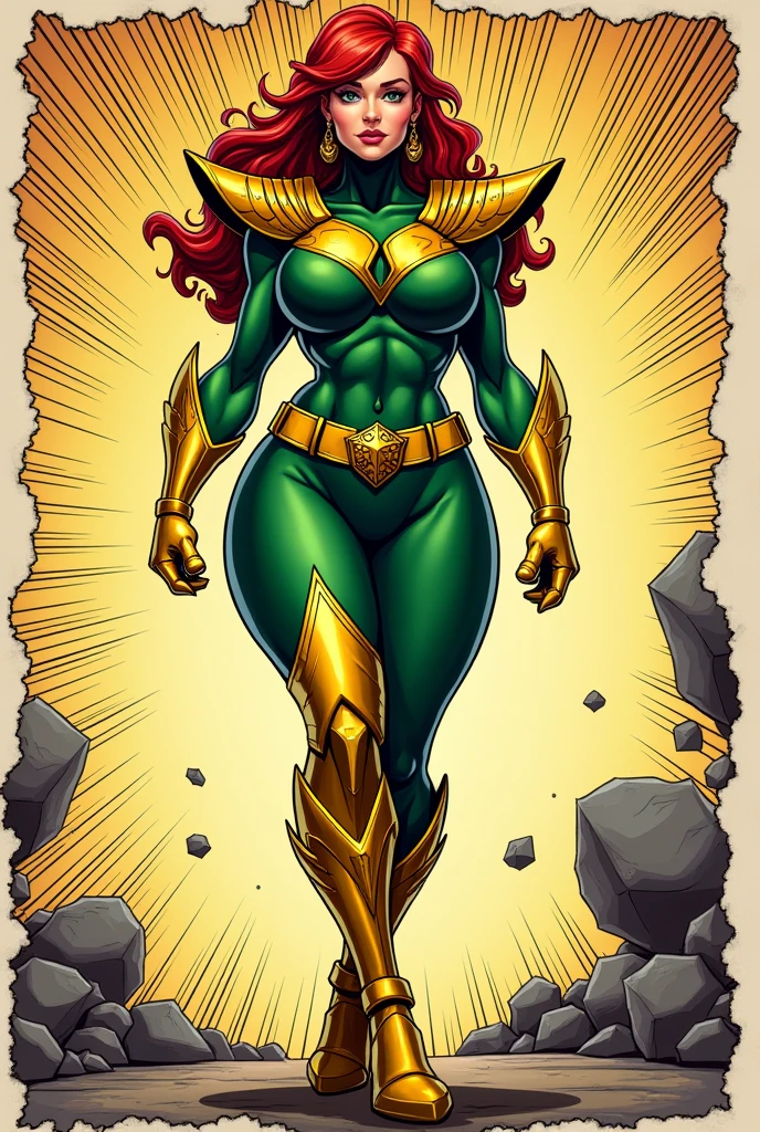 Masterpiece, (((Vector))), ((Comics style)), full body photo, colossal woman orc, dark-green skin++, wearing orcish armor, detailed skin, huge muscles+, big muscular thighs+, fantasy, feminine+, shiny wet skin, looking at viewer, modelshoot style, (extremely detailed CG), photo of beautiful artwork, (Antonio Moro), (Jeremy Mann), High Detail, Sharp focus, dramatic+, (photorealistic), Intricate, handsome, (((Vector))), ((Full body)), ((Comics style)),