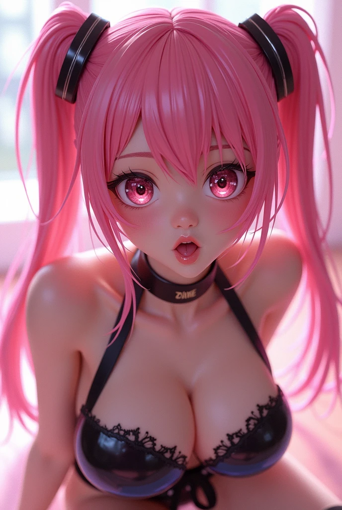 masterpiece, best quality, very detailed, high resolution, expensive resolution, high resolution, 4K, 8k, Unity 8k wallpaper, highly detailed CG, masterpiece, 2D, 3D, beautiful details, depth, fine texture, best quality: 1.3, perfectly focused, crispy skin, he,
Very cute anime girl, two girls who are employees of a night bar, sexy dress, big breasts, expensive pink medium long hair and brown short hair, two girls, night bar, mole under eye, looking at the viewer, expensive, blush, mole, lips parted,, heart, pink eyes, choker