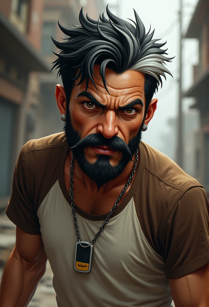 Warrior boy, realistic, change background