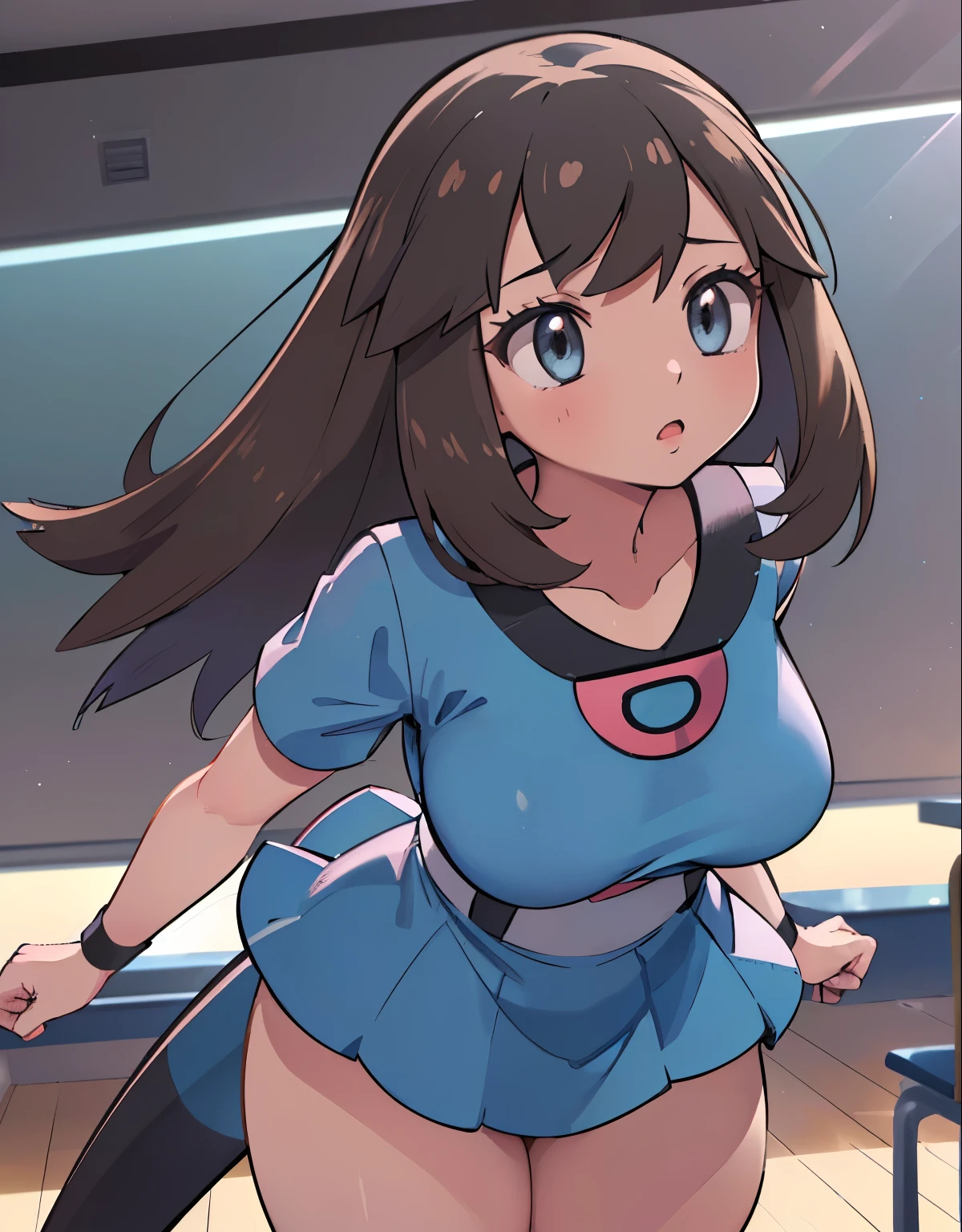 (a girl (left pokemon) being raped by her schoolmates,classroom,trying to escape,clothes torn,thick thighs,detailed face,detailed eyes,detailed lips,extremely detailed,photorealistic,4k,8k,highres,realistic,vivid colors,dramatic lighting,horror,unsettling,disturbing,graphic violence,sensitive content warning)