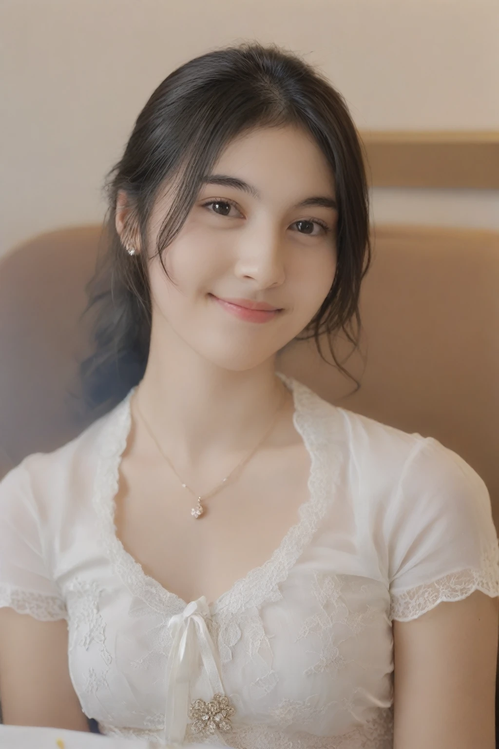 (Captured in exquisite detail and high resolution with Hasselblad X2D 100C with a 90mm f/2.5 lens, the image exudes a sense of purity and innocence). (First person view). (Pov as Virtual girlfriend date). Flirtatious smile. Dinner (ac_neg1, detailxl, ffacedetailxl, ziprealism, fhanddetailxl, ziprealism_neg, eyedetailpxl, skindetailpxl)
