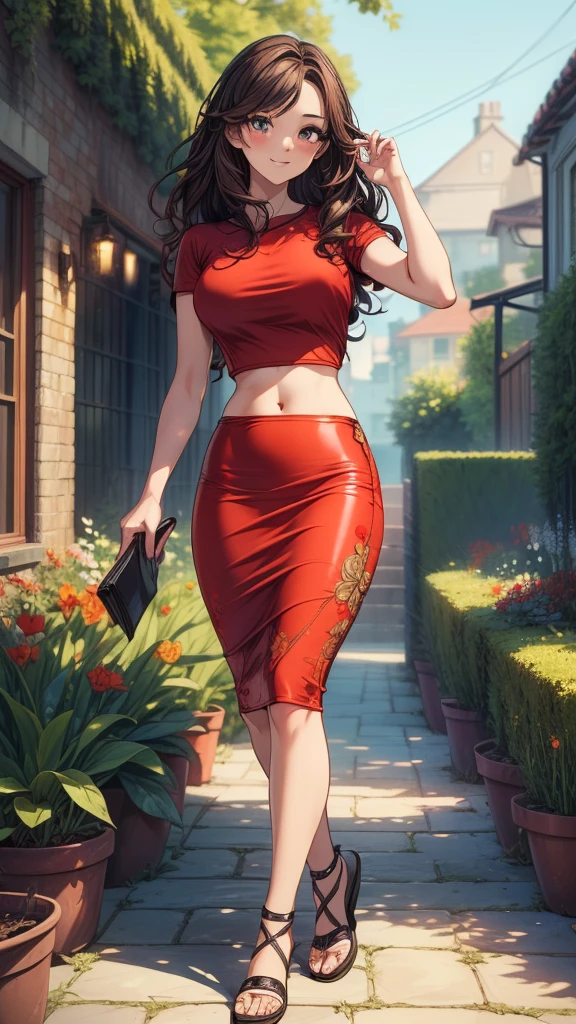 (masterpiece, best quality, perfect face, (beautiful and aesthetic:1.2), extremely detailed, highest detailed face), (beautiful cultivator, (redhead:1.4), (vivid eyes:1.2), (flawless skin:1.3), fake breasts, (narrow waist), (thick thighs), wide hips, long legs, (slender body:1.2), ((very skimpy qipao dress)), ((xanxia fantasy training courtyard background)), (high quality, hyperrealistic, CG, unity, 4k),