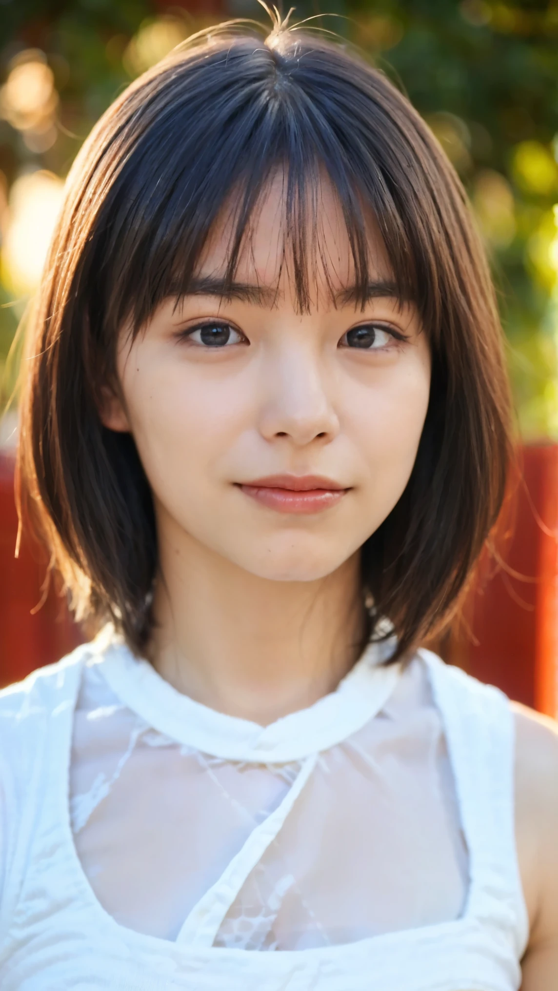 Cute Japanese Women Photos, smile:1.78, 20-year-old, Oil, One Length Hair＆Straight Hair Balm:1.55, (photo Realistic:1.4), (hyper Realistic:1.4), (Realistic:1.3), (Smoother lighting:1.05), (Improving the quality of cinema lighting:0.9), 32K, 1 person,20-year-oldの, Realistic lighting, Backlight, The light shines on your face, Ray Tracing, (Bright light:1.2), (Improvement of quality:1.4), (Highest quality Realistic textured skin:1.4), fine grain, Detailed face,(smile:0), (Emphasis on face close-up:1.3), (Enhances the beauty of skin texture:1.1),((Extremely precise and accurate anatomy:1.0)), (Enhances the beauty of skin texture:1.1), Clean and glowing skin, mesh, thin:1.2, (Realistic:1.3), Realisticなライティング, (Smoother lighting:1.05), 32K, One Japanese woman, fine grain, Detailed face, (Film Grain:1.1),(Accentuates body lines:1.1), High resolution, Natural look, Kind eyes, Improves hair quality, Delicate light and shadow, Transparent muscles, Graceful pose, Beautiful Eyes, Sharp details, Soft light reflection, Beautiful contours, Delicate skin tone, Fine hair texture,Cute Japanese Women Photos,