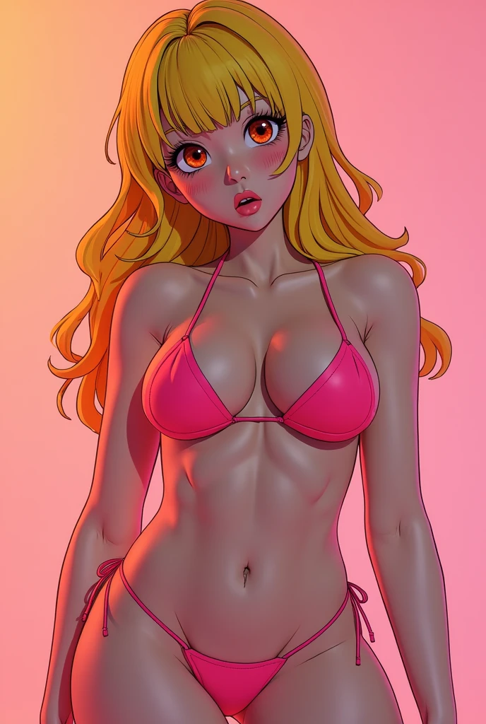 Delicate face, 18-year-old girl, Slim figure, skinny, Small Bust, pink, pinkの可愛いレースのランジェリー, Looming, panties to crotch,