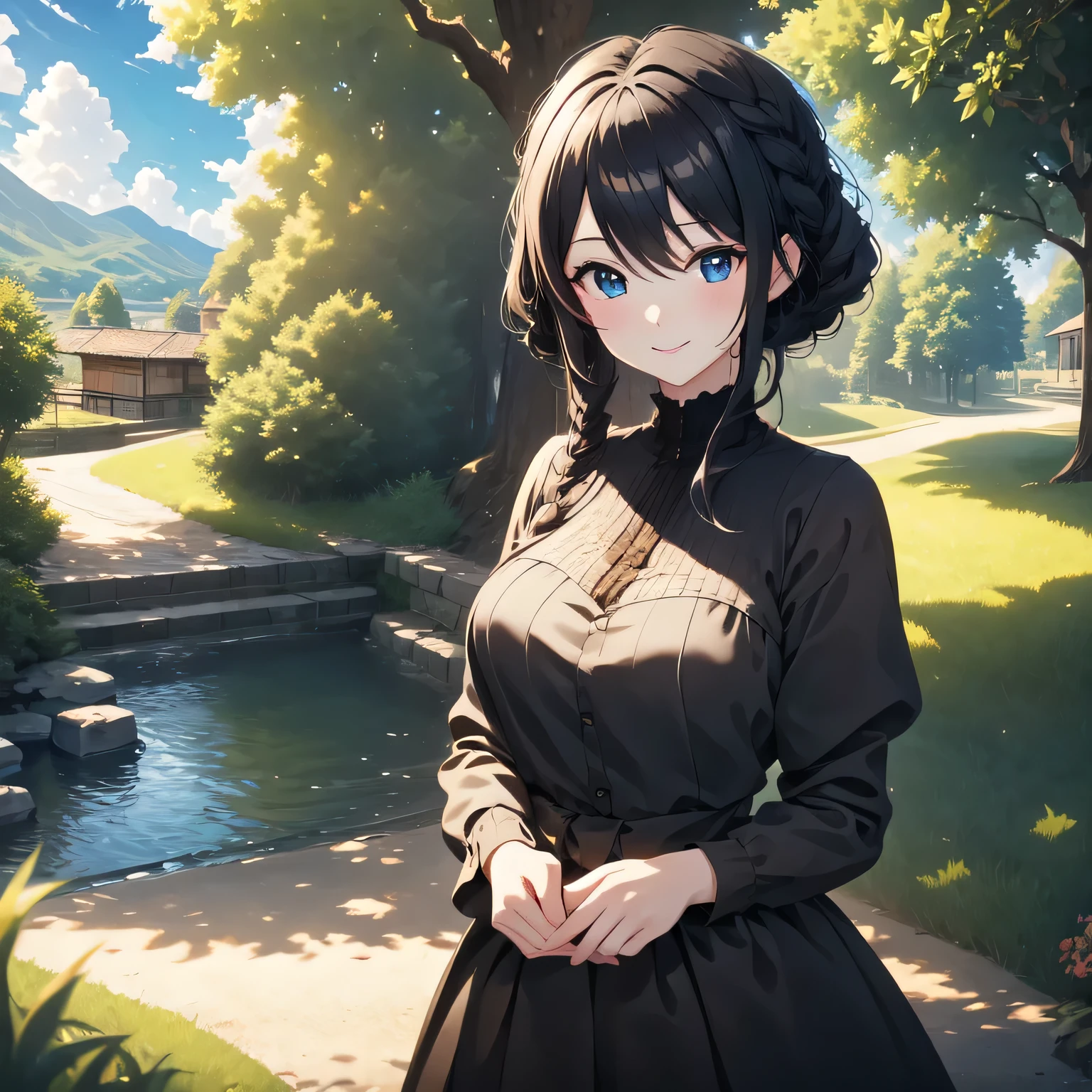 (masterpiece, Highest quality:1.2), girl, alone