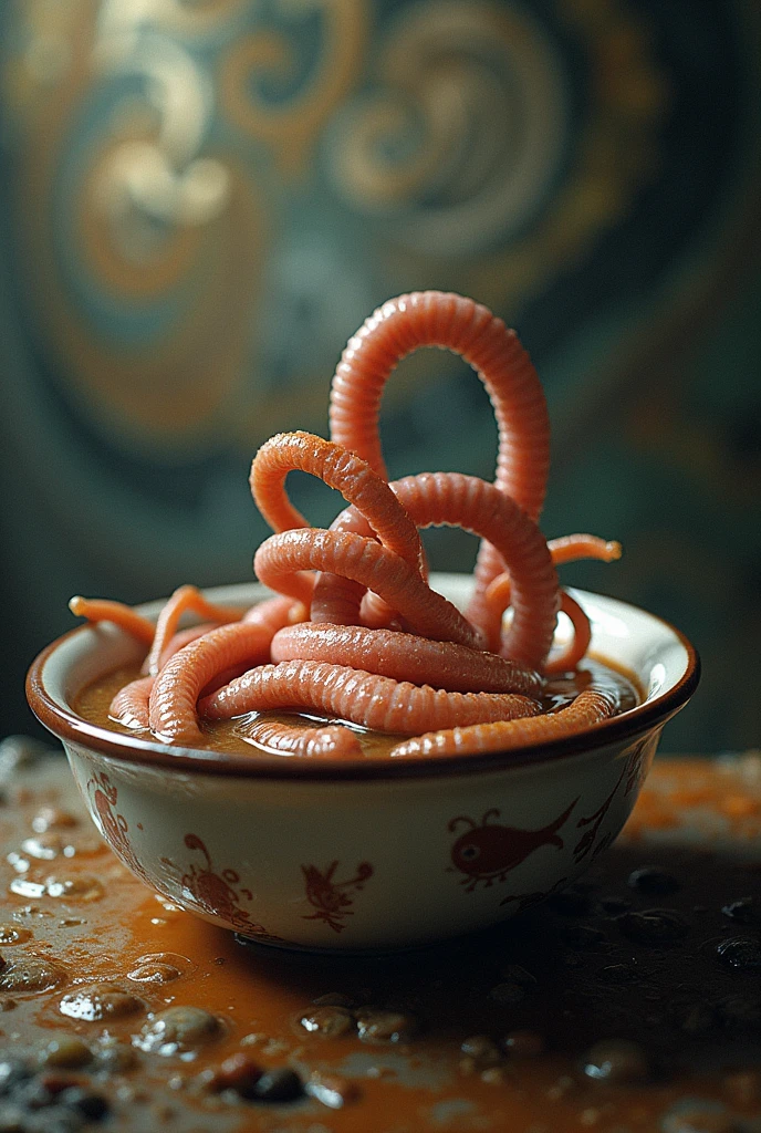 crab sticks and baby eels