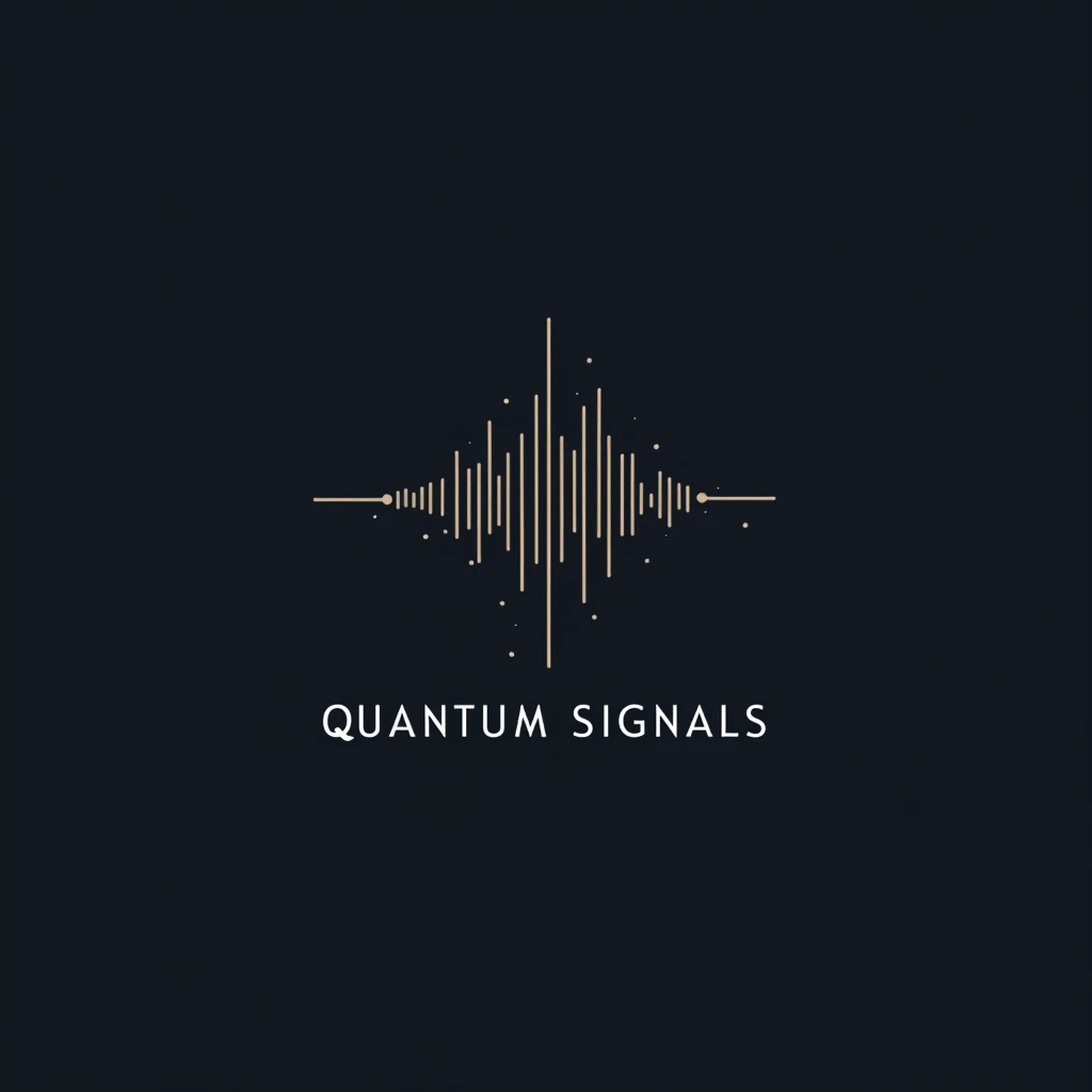 Make a logo for a word "Quantum Signals". Use minimalism and UI UX design
