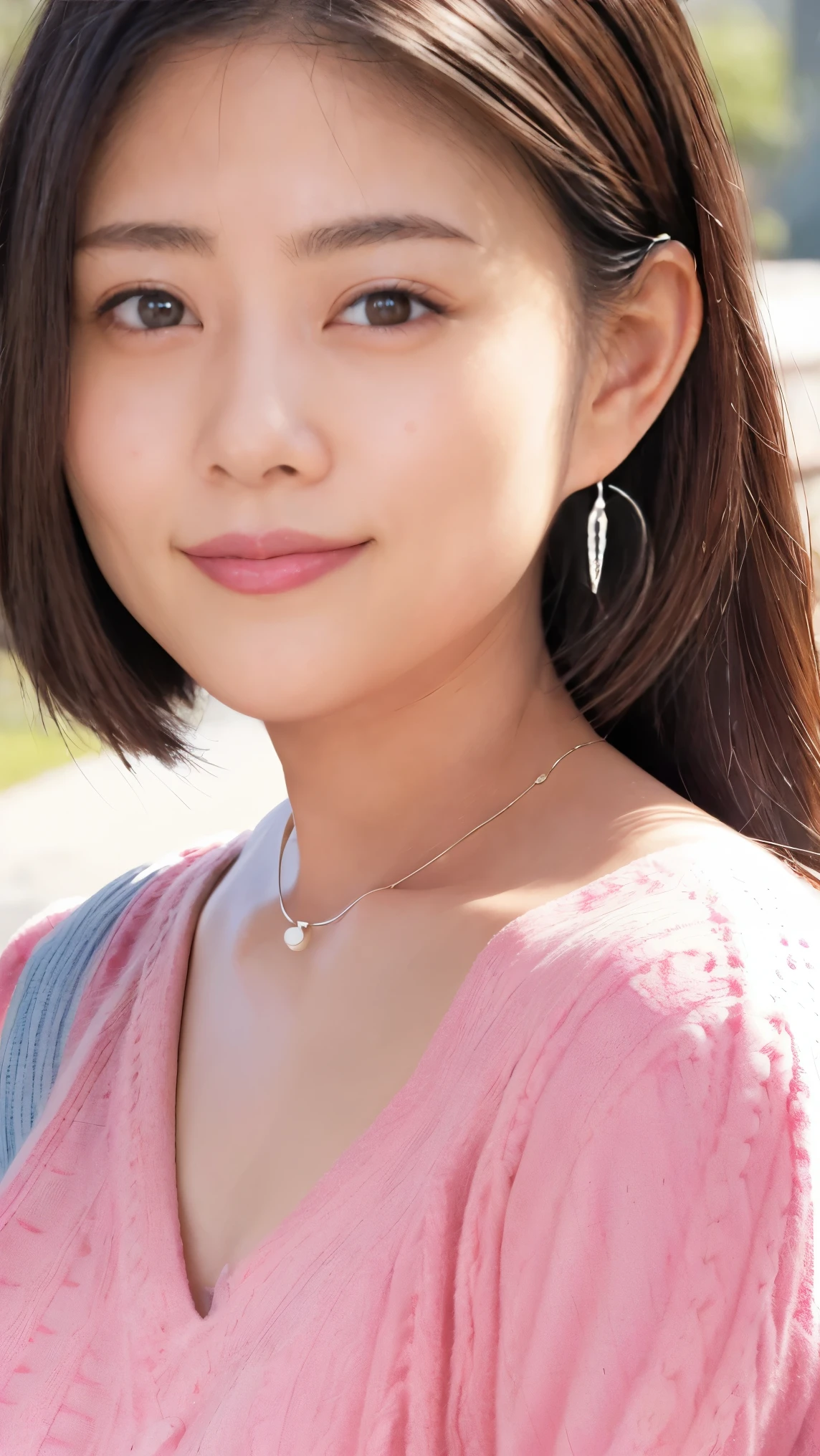 Cute Japanese Women Photos, smile:1.78, 20-year-old, Oil, One Length Hair＆Straight Hair Balm:1.55, (photo Realistic:1.4), (hyper Realistic:1.4), (Realistic:1.3), (Smoother lighting:1.05), (Improving the quality of cinema lighting:0.9), 32K, 1 person,20-year-oldの, Realistic lighting, Backlight, The light shines on your face, Ray Tracing, (Bright light:1.2), (Improvement of quality:1.4), (Highest quality Realistic textured skin:1.4), fine grain, Detailed face,(smile:0), (Emphasis on face close-up:1.3), (Enhances the beauty of skin texture:1.1),((Extremely precise and accurate anatomy:1.0)), (Enhances the beauty of skin texture:1.1), Clean and glowing skin, mesh, thin:1.2, (Realistic:1.3), Realisticなライティング, (Smoother lighting:1.05), 32K, One Japanese woman, fine grain, Detailed face, (Film Grain:1.1),(Accentuates body lines:1.1), High resolution, Natural look, Kind eyes, Improves hair quality, Delicate light and shadow, Transparent muscles, Graceful pose, Beautiful Eyes, Sharp details, Soft light reflection, Beautiful contours, Delicate skin tone, Fine hair texture,Cute Japanese Women Photos,