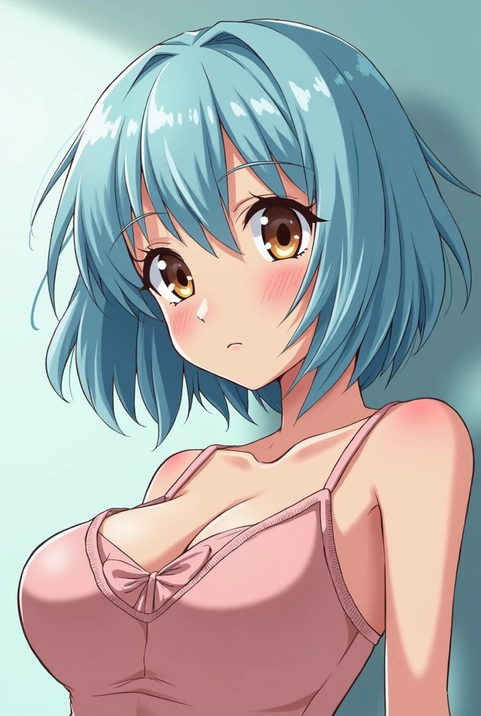 (best quality,masterpiece:1.3),absurdres,highres,32k, ultra high res, official art,illustration,extremely detailed nsfw, 1girl, solo, (on back:1.2), (upper body:1.2), (from above:1.2), (cum on face:1.5),excessive cum, (sweat:1.4), karin aoi, delicate linestailed face, (beautiful light blue hair:1.2), (shiny hair:1.2), (beautiful blue eyes:1.2), (shiny eyes:1.2), (large breasts), (completely nude:1.3), (gleaming skin:1.4), heavy breathing, blush, open mouth, tears, (torogao:1.3), (trembling:1.3), female orgasm, BREAK, nipples, BREAK, (on bed:1.2), 