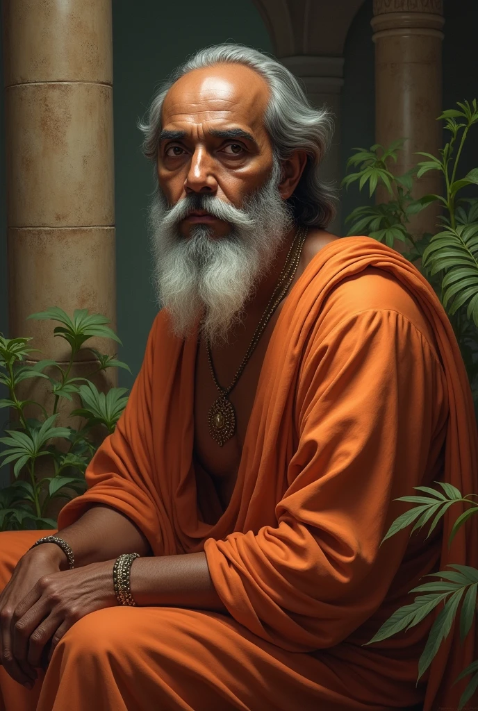 Aristotle smoking a cigar in the Darien jungle