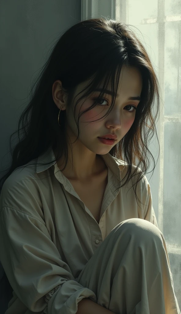 (photorealistic:1.4), (best quality:1.0), (ultra highres:1.0), 8k, RAW photo, (masterpiece:0.2), portrait, face, Beautiful and cute woman with white and smooth skin, red cheeks and adorable, graceful.